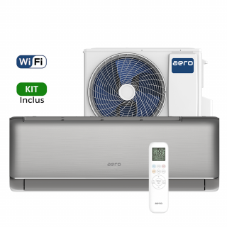 Aer Conditionat AERO Elite Shadow ACS-18ES Wi-Fi Kit de instalare inclus A+++ R32 Inverter 18000 BTU/h