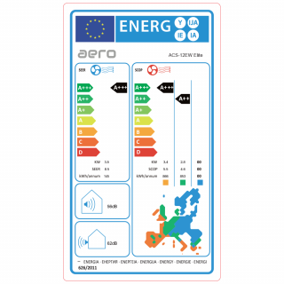 Aer Conditionat AERO Elite ACS-12EW Wi-Fi Ready A+++ R32 Inverter 12000 BTU/h