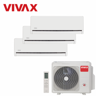 Aer Conditionat MULTISPLIT VIVAX ACP-27COFM79AERI / 3x ACP-12CH35AEHI WHITE Triplu Split Inverter