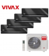 Aer Conditionat MULTISPLIT VIVAX ACP-28COFM82AERI / 4x ACP-09CH25AEHI Gray Mirror Inverter