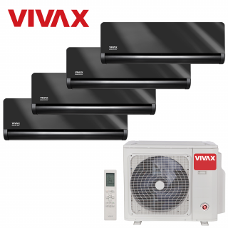 Aer Conditionat MULTISPLIT VIVAX ACP-28COFM82AERI / 4x ACP-09CH25AEHI Gray Mirror Inverter