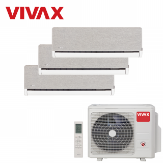 Aer Conditionat MULTISPLIT VIVAX ACP-27COFM79AERI / 3x ACP-12CH35AEHI SILVER Triplu Split Inverter