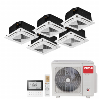Aer Conditionat MULTISPLIT Caseta VIVAX ACP-42COFM123AERI / 4x ACP-09CC25AERI + ACP-12CC35AERI Inverter