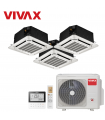 Aer Conditionat MULTISPLIT Caseta VIVAX ACP-27COFM79AERI / 3x ACP-09CC25AERI Triplu Split Inverter