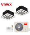 Aer Conditionat MULTISPLIT Caseta VIVAX ACP-18COFM50AERI / 2x ACP-09CC25AERI Dublu Split Inverter