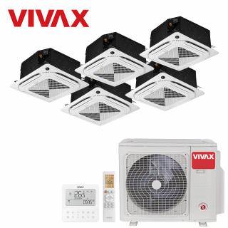 Aer Conditionat MULTISPLIT Caseta VIVAX ACP-42COFM123AERI / 5x ACP-12CC35AERI Inverter