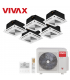 Aer Conditionat MULTISPLIT Caseta VIVAX ACP-42COFM123AERI / 3x ACP-09CC25AERI + 2x ACP-12CC35AERI Inverter