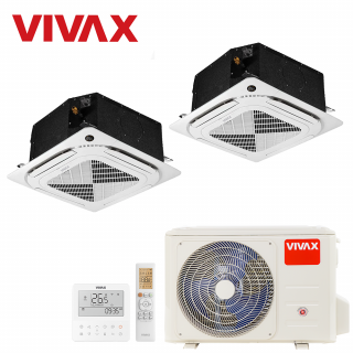 Aer Conditionat MULTISPLIT Caseta VIVAX ACP-18COFM50AERI / 2x ACP-09CC25AERI Dublu Split Inverter